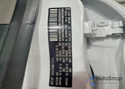 2020 Alfa Romeo Stelvio Ti z USA, uszkodzony, nr VIN ZASPAKBN6L7C97097